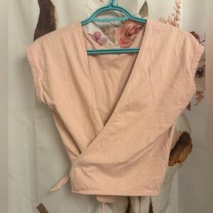 Small Wilfred Pink Wrap Top​